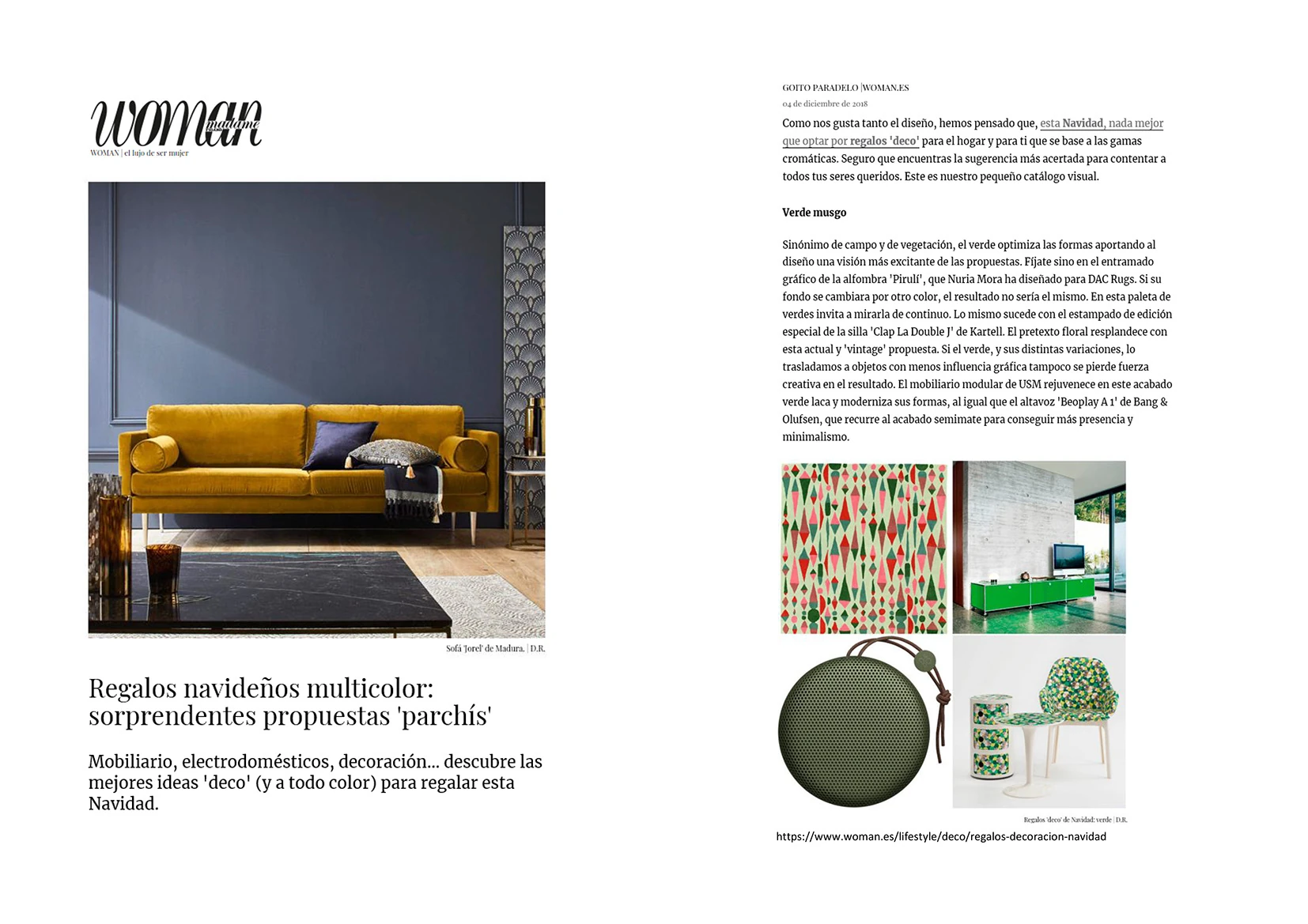 Woman – Diciembre 2018