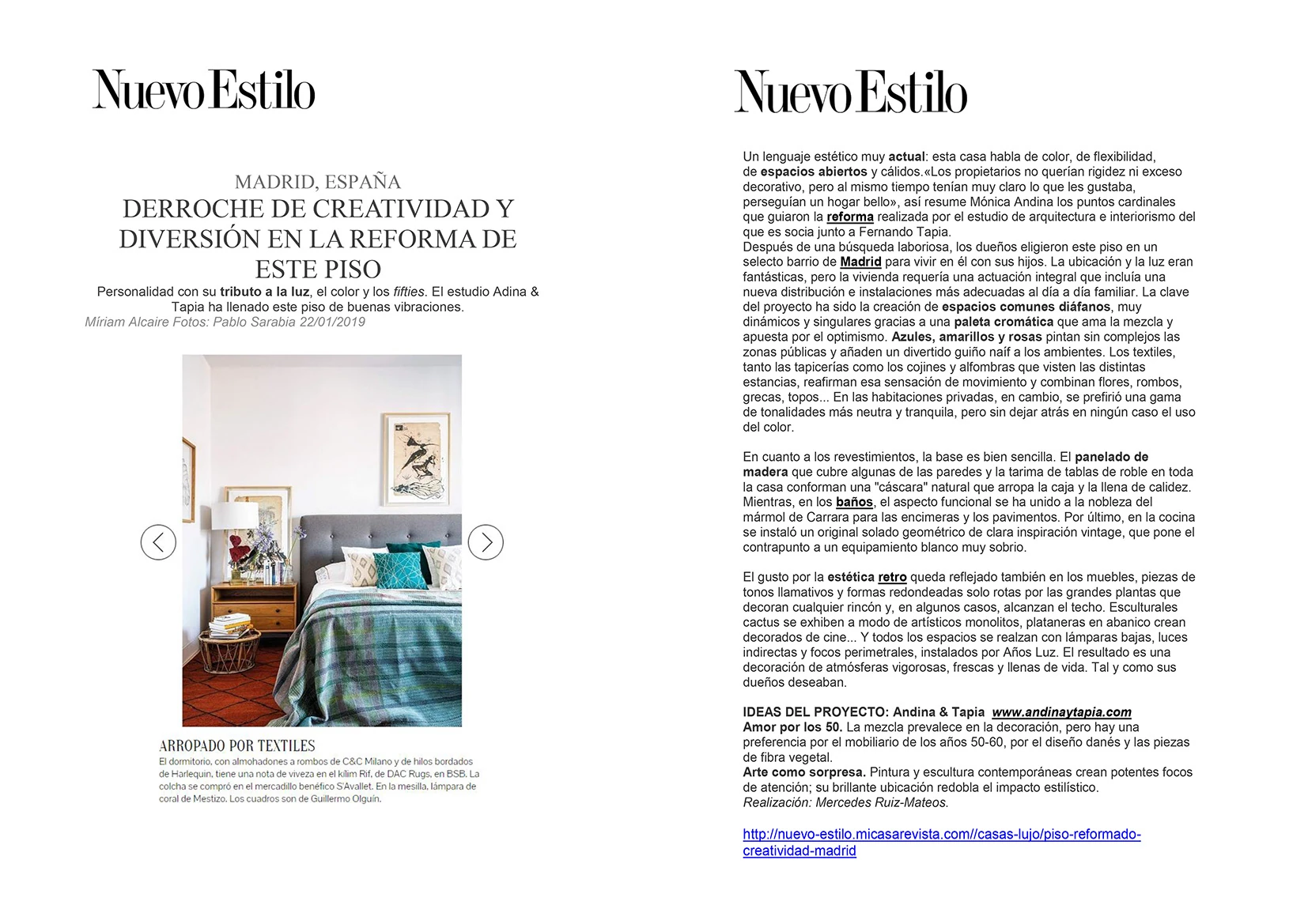 Nuevo Estilo – Enero 2019