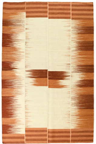 KILIM TWISTED RUST BEIGE